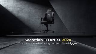 Secretlab TITAN XL Awardwinning comfort now made bigger [upl. by Fortuna]