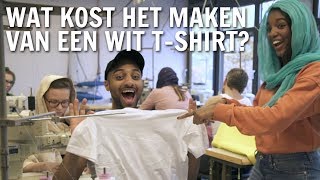 Wat kost het maken van een wit Tshirt  De Buitendienst over Mode [upl. by Shieh]