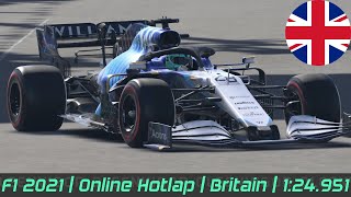 F1 2021 Britain Hotlap 124951 [upl. by Elayne]