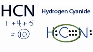 HCN Lewis Structure How to Draw the Lewis Structure for HCN [upl. by Eibrik]