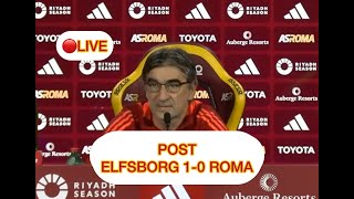 🔴 ELFSBORG 10 ROMA  JURIĆ POST PARTITA  EUROPA LEAGUE [upl. by Aihsitan592]