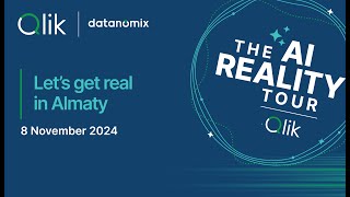 QLIK Reality Tour Almaty 2024  Datanomix [upl. by Glick]