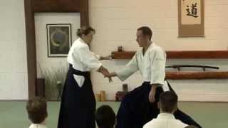 Micheline Tissier 6th Dan Aikido France [upl. by Brannon132]