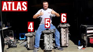 GM Atlas 4 vs 5 vs 6 Cylinder Engine Comparison [upl. by Akimrehs]