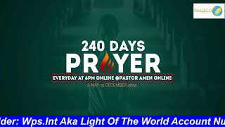 240 DAYS OF THE PRAYER ACCELERATION  DAY 177 WITH PastorAmen Mabange [upl. by Namsu]