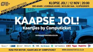 KLOPSE JOL with Loukmaan amp Emo Adams LIVE  SOF kykNET Atlantic DriveIn Theatre 12 Nov 2020 Promo [upl. by Assenad]