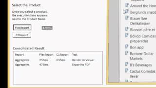 FlexReport Performance vs C1Report [upl. by Zeiger397]