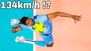 New World Record  Wilfredo Leon Serve 134 Kmh HD [upl. by Lladnek877]