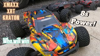 Xmaxx vs Xrt vs Kraton whos faster [upl. by Lletnahs]