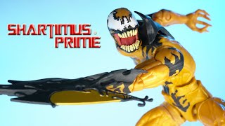 Marvel Legends Phage VenomPool BAF Wave Venom SpiderMan Comic Hasbro Action Figure Review [upl. by Tterrag]