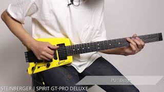 STEINBERGER  SPIRIT GTPRO DELUXE【デジマート・マガジン製品レビュー】 [upl. by Vizzone]