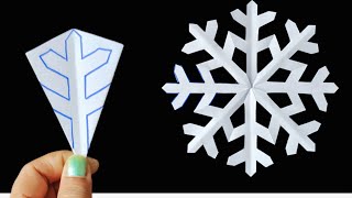 How To Make Snowflakes Out Of PaperDIY Paper Snowflakes [upl. by Allerus976]