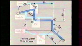 Pliage  Calcul développé dune tôle [upl. by Llechtim178]