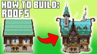 How to Build Roofs in Minecraft Builders Academy [upl. by Tyler]