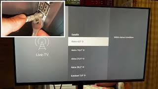 LiveTV Sendersuchlauf Amazon Fire TV Omni QLED Serie SmartTV Satellit Kabel amp Antenne Anleitung [upl. by Akinak33]