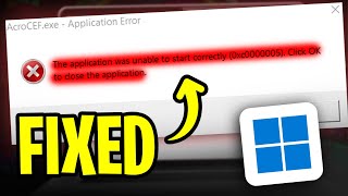 ✅ FIXED  The Application Was Not Able to Start Correctly 0xc0000005 2024 [upl. by Domela157]