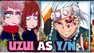 Jujutsu Kaisen reacting to UZUI TENGEN AS YN MALE \\🇧🇷🇺🇲 「Abryelli」 [upl. by Ming7]