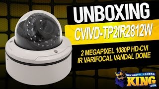 Unboxing  2 Megapixel 1080p HDCVI IR Varifocal Vandal Dome  CVIVDTP2IR2812W [upl. by Atteras]