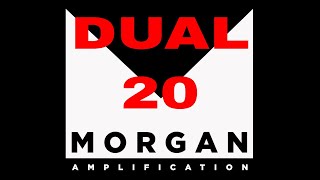 Morgan Amps Dual 20  Classic British Tones  Two amps in one Demo Video by Shawn Tubbs [upl. by Lenhart]