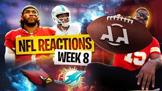 TUA SHOULD STAY HOME  Arizona Cardinals vs Miami Dolphins  WEEK 8  NFL REACTION  2024 Season [upl. by Daffie]