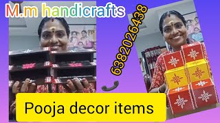 Pooja decor items for diwali 🪔🪔 [upl. by Rask]