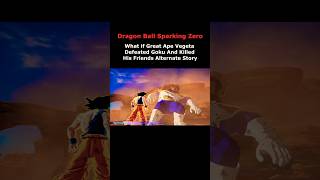 Dragon Ball Sparking Zero  What If Great Ape Vegeta Alternate Story dragonball sparkingzero goku [upl. by Furtek617]