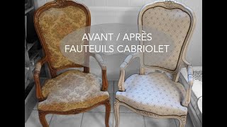 AVANT  APRÈS Fauteuils Cabriolet [upl. by Mcclish]