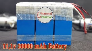 Build a 3S 111v 30000mAh for Sea Scooter V2 [upl. by Naitsirc]