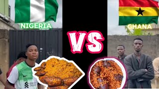 Best COMPARISON Nigeria Vs Ghana Jollof Rice 😱 [upl. by Ahseinat623]