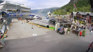 Livecam4k  Geirangerfjord Cruise Port  Geiranger Norway 🇳🇴 4k Ep4 [upl. by Anij153]