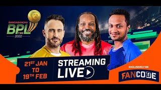 Bangladesh Premier League 2022  Streaming Live  Exclusively on FanCode [upl. by Notsirk308]