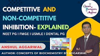 Competitive and NonCompetitive Inhibition Explained Hindi NEETPG FMGE USMLE DENTAL PG [upl. by Ainuj]