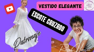 VESTIDO ELEGANTE CRUZADO [upl. by Anom]