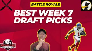 Best Week 7 Draft Values [upl. by Gwyn]