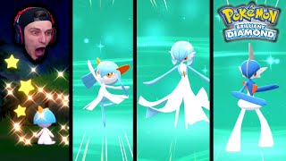 SHINY Ralts Shiny Kirlia Shiny Gardevoir and Shiny Gallade  Pokeradar Shiny Pokemon ✨ [upl. by Hayouqes869]