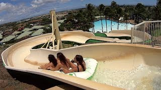 Scary Kahuna Water Slide at Wet n Wild Hawaii [upl. by Henrion]