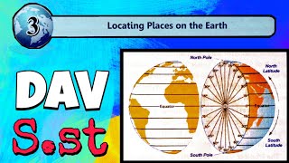 🌍Locating Places On Earth DAV Class 6 Sst Chapter 3 Question Answer Only in 1 Minute Rishu Singh [upl. by Hodosh]