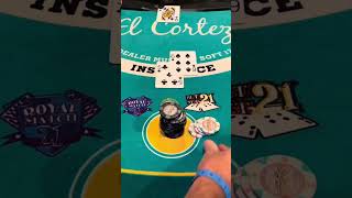 Blackjack Masterclass 💥 Huge Wins in One Epic Session shorts [upl. by Alleyne]