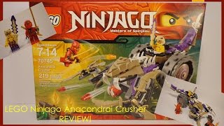 LEGO Ninjago Anacondrai Crusher Set REVIEW 70745 [upl. by Iniretake]