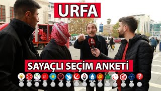 URFA SAYAÇLI SEÇİM ANKETİ 2024 Urfanın Kaderini Kararsızlar Belirleyecek [upl. by Aible]