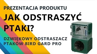 Jak odstraszyć ptaki Dźwiękowy odstraszacz ptaków Bird Gard Pro Odstraszacz na ptaki szpaki [upl. by Siddra419]