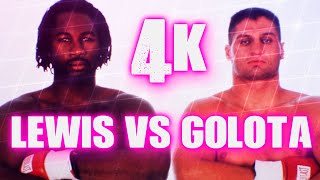 Lennox Lewis vs Andrew Golota Highlights 4K [upl. by Namso896]