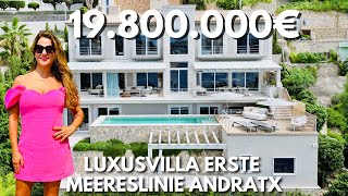 Luxusvilla erste Meereslinie Port Andratx Mallorca  198 Millionen Euro [upl. by Anerom]