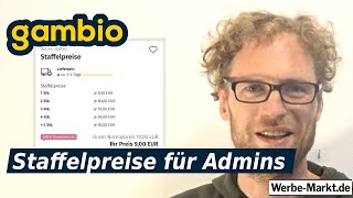 Gambio Staffelpreise für Admins [upl. by Arjun]