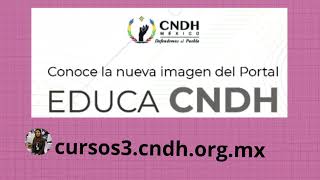 Cursos GRATUITOS 2024 CNDH USICAMM Educación Media Superior [upl. by Lola62]