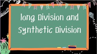 Polynomial Long Division vs Synthetic Division Which Method to UseKhan Academy [upl. by Giustino]