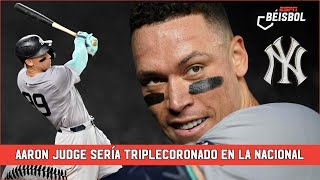 AARON JUDGE sería ganador de la TRIPLE CORONA en la LIGA NACIONAL en este momento  ESPN Beisbol [upl. by Maggi213]