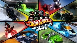 Hot Wheels Worlds Best Driver Walkthrough  Green Team Super Fast  Stage 2 amp3 Challenges [upl. by Roana]