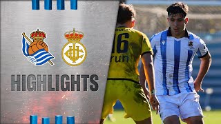 HIGHLIGHTS  1ª RFEF  J17  Sanse 22 Real Unión  Zubieta  Real Sociedad [upl. by Buiron997]