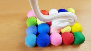 Clay Slime Mixing Compilation 1  Satisfying Slime Video [upl. by Nytnerb]